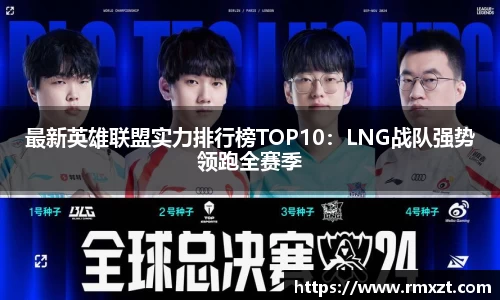 最新英雄联盟实力排行榜TOP10：LNG战队强势领跑全赛季